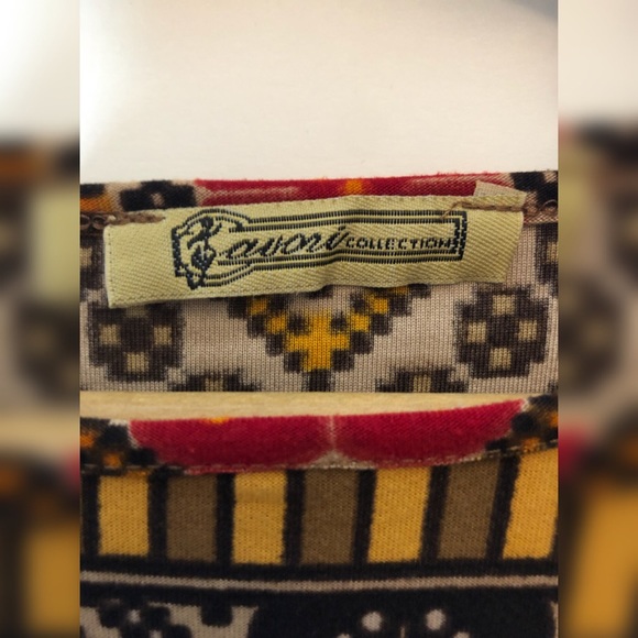 ✨VINTAGE COLOURFUL SILK DRESS - Picture 2 of 4